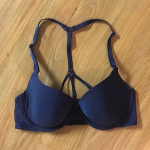 VS navy lined Demi 32C